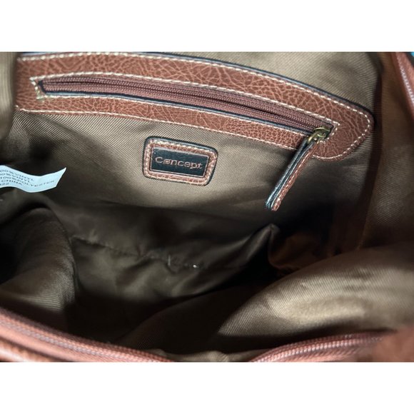 Concept brown medium shoulder bag - Picture 8 of 8